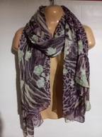 Szal chustka chusta szalik panterka jak nowy