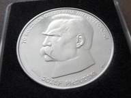 50 000 zł. Józef Piłsudski -srebro z 1988 r.