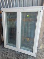 OKNA Drewniane Sosnowe Dwuskrzydłowe 128x150cm 2 sztuki okno białe