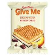 Rosso Bianco GIVE ME WAFELKI Z KREMEM BANANOWYM 30g