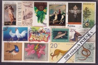 200 różnych znaczków polskich z lat 1960-2000 3 pakiet