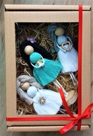 Ozdoby choinkowe z makramy - handmade