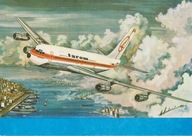 SAMOLOT - BOEING 707 - TAROM - ROMANIAN AIR TRANSPORT - RUMUNIA