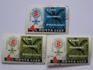 ZSRR - walka z malarią - zestaw - Mi. 2599, 2610 A + B - kasowane