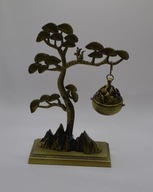 LASODY Orientalny Metalowy Uchwyt na Kadzidełka z Motywem Sosny (7)