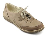Półbuty damskie HELIOS 644 beżowe skóra PRZECENA R. 36