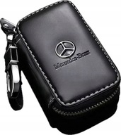SKÓRZANE ETUI na klucze logo MERCEDES KLUCZYK samochodowy ELEGANCKI brelok