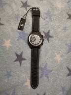 Męski zegarek czarny duży