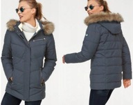 POLARINO KURTKA DAMSKA MARKOWA PARKA KAPTUR GRANATOWA NIEBIESKA 36
