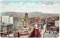 USA - dzielnica biznesu - Portland (Oregon) 1915 r