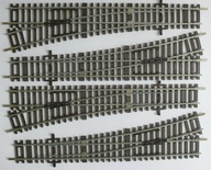 Zwrotnice lewe 4 szt. EAGLEMOSS