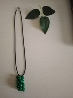 Naszyjnik zielony winogronko