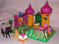 LEGO belville friends duży ZŁOTY PAŁAC ZAMEK płyta 3D Jasminy