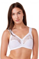 Śliczna bielizna biustonosz Camille Womens White Soft Lace Cup Bra DUŻY