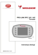 Welger PRO-LINK RPC 245 Tornado, 445 Tornado - instrukcja obsługi PL (2012)