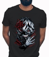 Koszulka męska bawełniana z nadrukiem anime TOKYO GHOUL