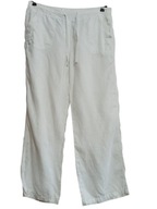 M&S SPODNIE LNIANE z kieszeniami 42