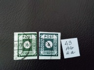 STREFA RSYJSKA SACHSEN MI 43 ODMIANY