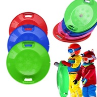 SANKI PLASTIKOWE TALERZ ŚLIZG SLIZGACZ ZJAZDOWY NA ŚNIEG OKRĄGŁE DUŻE 62CM
