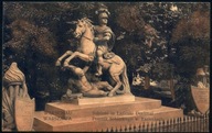 Warszawa. Pomnik Sobieskiego w Łazienkach - 1915