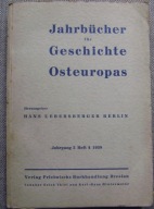 TRZECIA RZESZA -EUROPA WSCHODNIA -HISTORIA -ROCZNIK -wyd.1938-j.niemiecki