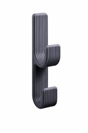 Hak samoprzylepny ścienny podwójny bez wiercenia na ręczniki ubrania 2 szt