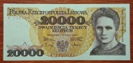 PRL 20 000 zł 1989 K 1350181 Stan -1/+2