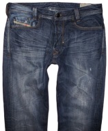 DIES heeven - PROSTE JEANSY BIODRÓWKI RURKI W32L36