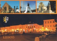 KROSNO - KOŚCIÓŁ ŚW. TRÓJCY - POMNIK JAN PAWEŁ II - RYNEK - HERB