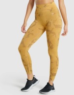 Legginsy długa Gymshark XS żółty