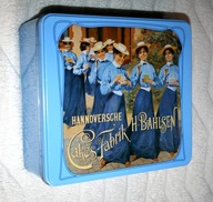 PUDEŁKO PUSZKA METALOWA DO PRZECHOWYWANIA VINTAGE AKCESORIA KUCHENNE UNIKAT