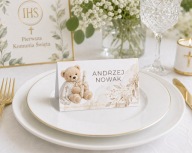 Winietki PERSONALIZOWANE ślubne na komunię chrzest wesele rocznicę ślub 6x