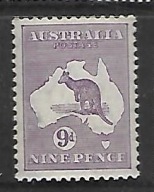 Australia x U344 fauna kangur MVLH SG108 48funtów