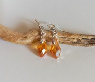 KOLCZYKI z KRYSZTAŁAMI SWAROVSKIEGO AB srebro 925