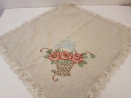 OBRUS SERWETA SERWETKA SKANDYNAWSKI HAFTOWANY