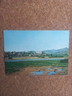 Pocztówka Piwniczna-Zdrój widok na Poprad i kościół fot. M. Raczkowski