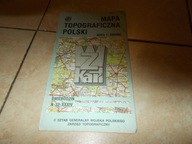 Świebodzin Wojskowa mapa topograficzna Sulechów Kargowa Krosno Międzychód