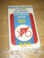 KKS GWARDIA KATOWICE Wyścig Kolarski KRYTERIUM ASÓW 1983 proporczyk sekcyjn