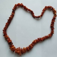Korale z bursztynu naturalnego dł. 80 cm