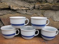 DUŻA Błękitna Filiżanka_Porcelit PRUSZKÓW_VINTAGE PRL