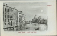 Venezia - Canal Grande e Chiesa della Salute - G. Mediano Milano 1900 Litho