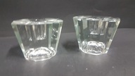 2 x świecznik Orrefors Szkło kryształowe vintage