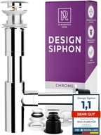 SYFON UNIWERSALNY UMYWALKOWY komplet clickclack CHROM