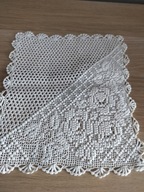 Serwetka serwetki szydełkowe rękodzieło niepowtarzalne 3D filet 23x23