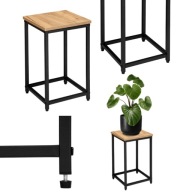 KWIETNIK STOJĄCY METALOWY CZARNY POJEDYŃCZY NA KWIATY STOJAK