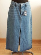 SPÓDNICA DAMSKA Jeansowa Dżinsowa R.40