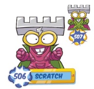 SUPER ZINGS seria 7 507 Scratch zielony