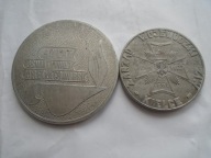 MEDAL 65 LAT ZWIĄZKU INWALIDÓW WOJENNYCH KIELCE 1984 + 40 LAT OŚWIATY W PRL