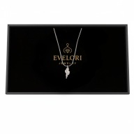 Srebrny Naszyjnik Muszla UNISEX Stal Biżuteria Morska 45cm