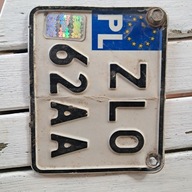 tablica kolekcjonerska rejstracyjna